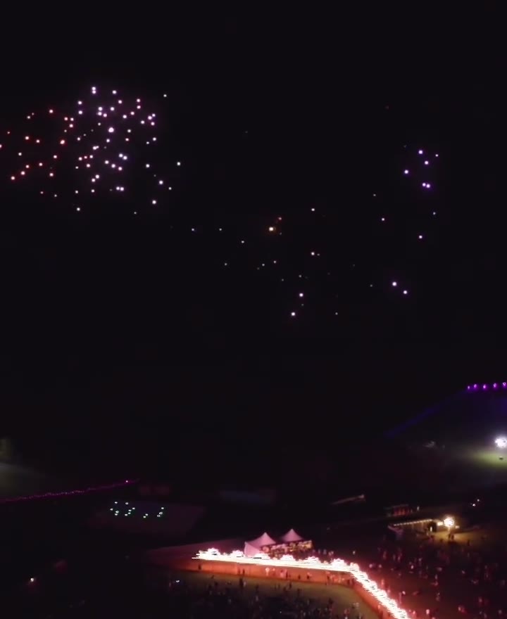 Franchise Freedom at FORMAT Festival drone show