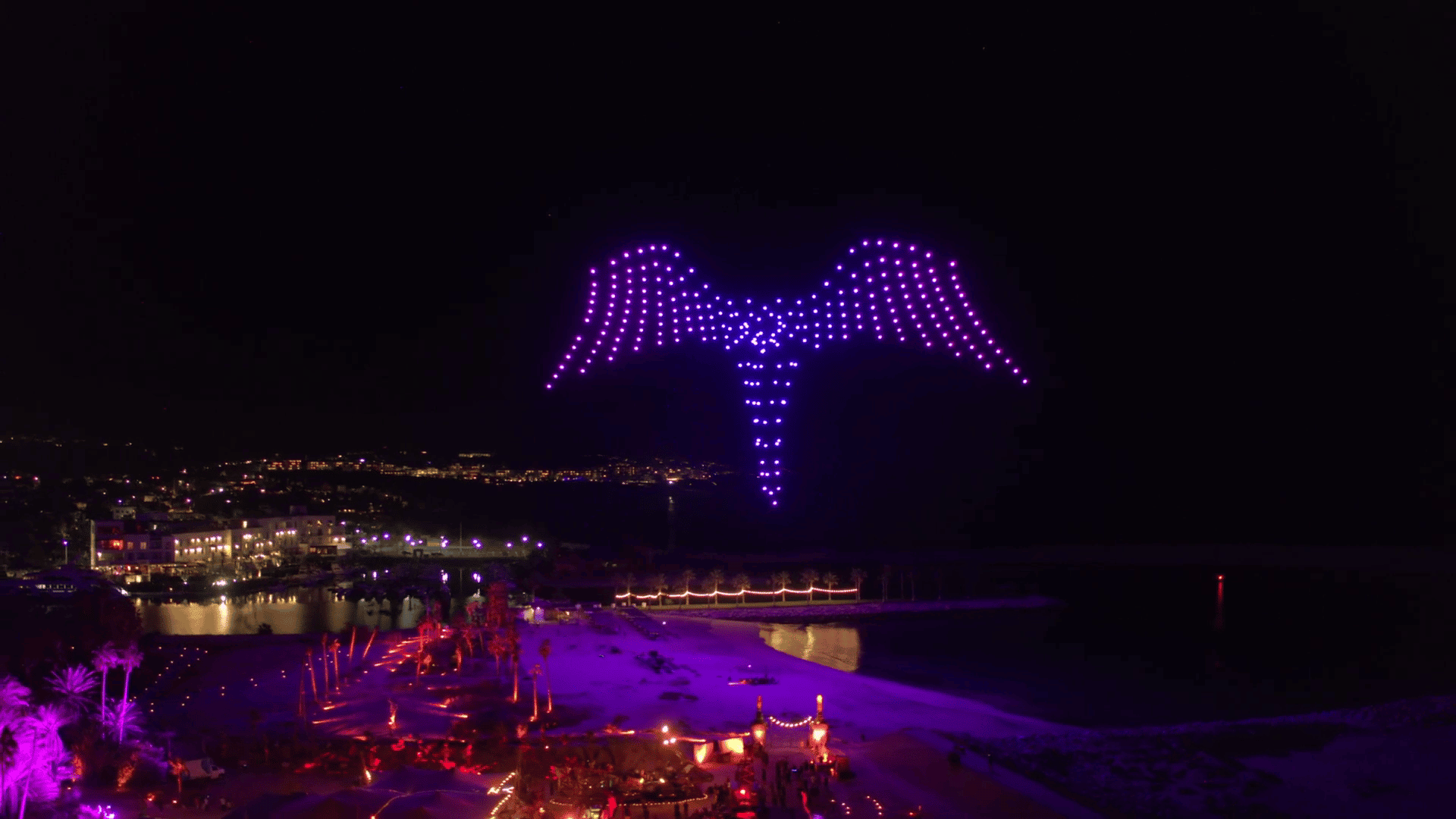 Live through this drone show