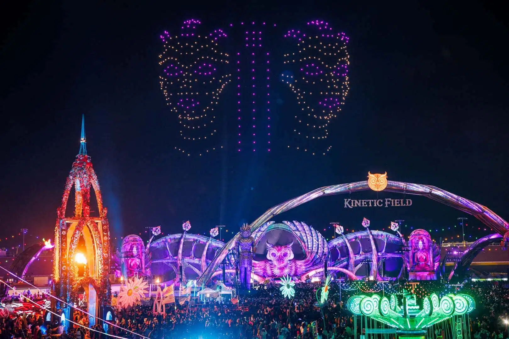 EDC Las Vegas drone show — photo 4