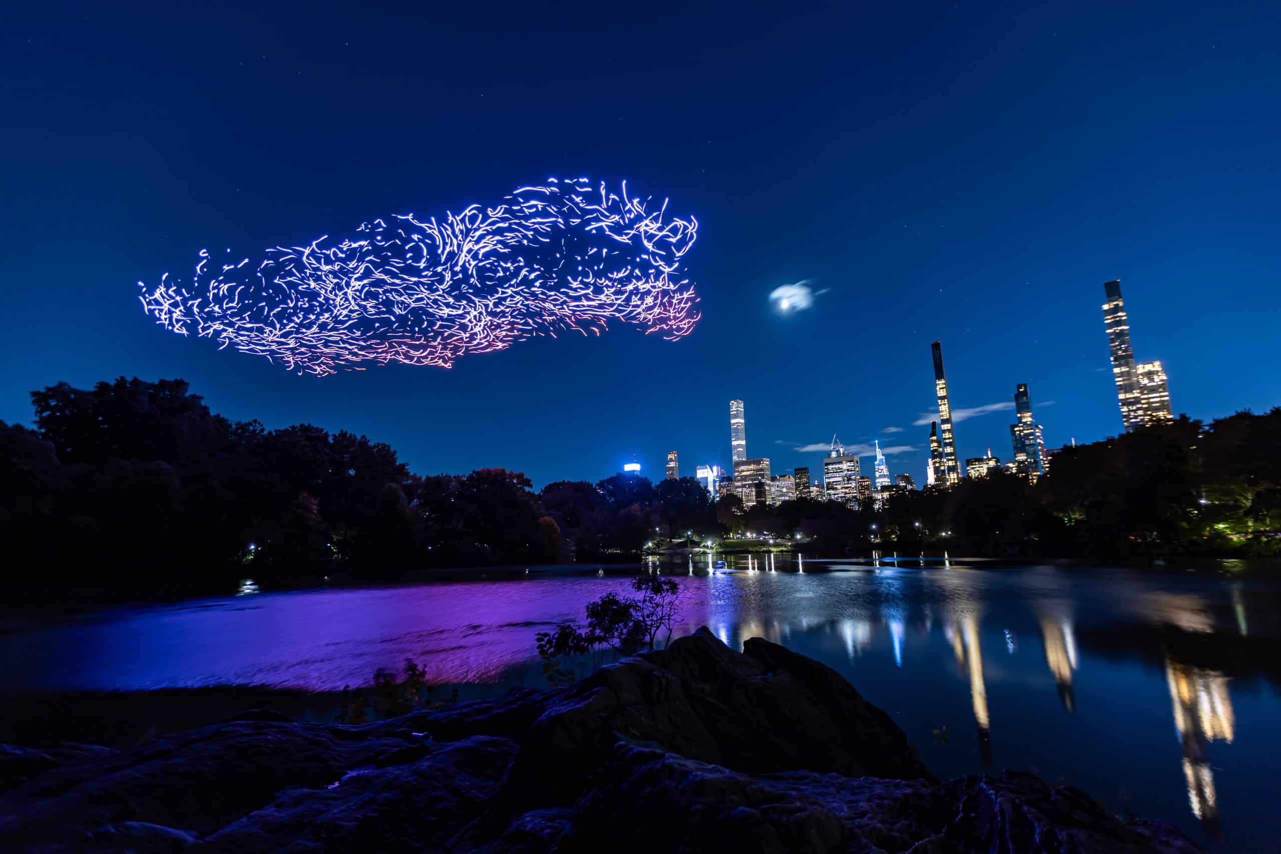Franchise freedom first-ever drone performance over central park